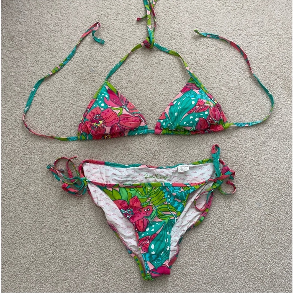 Lilly Pulitzer Floral Bikini Top